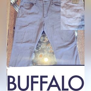 BUFFALO®️🦬 STRAIGHT SIX Navy Kakhi Mens Jean‼️NWOT⚠️PRISTINE CONDITION‼️38Wx30L